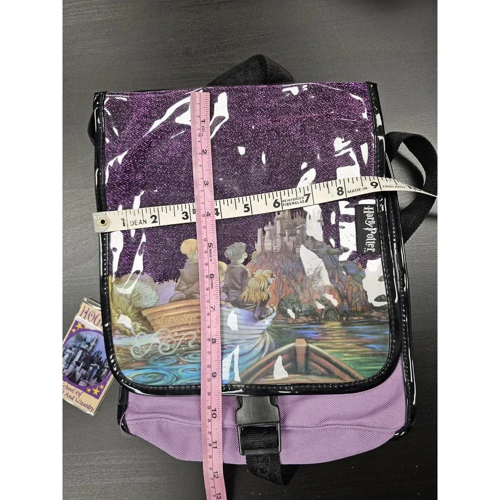 Hogwarts Mini‎ Backpack Girls Small Purple Glitter Harry Potter Castle School